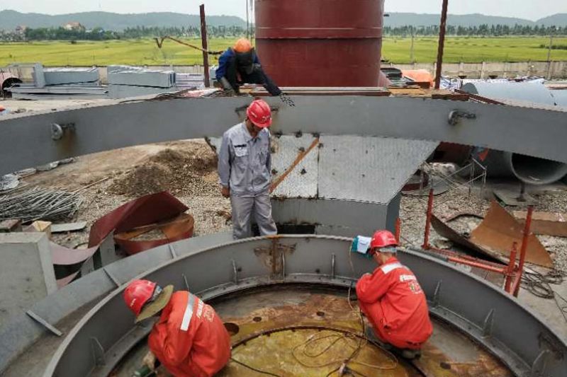 Место установки вертикальной мельницы для «Vietnam Hefa Energy Limited Liability Company».